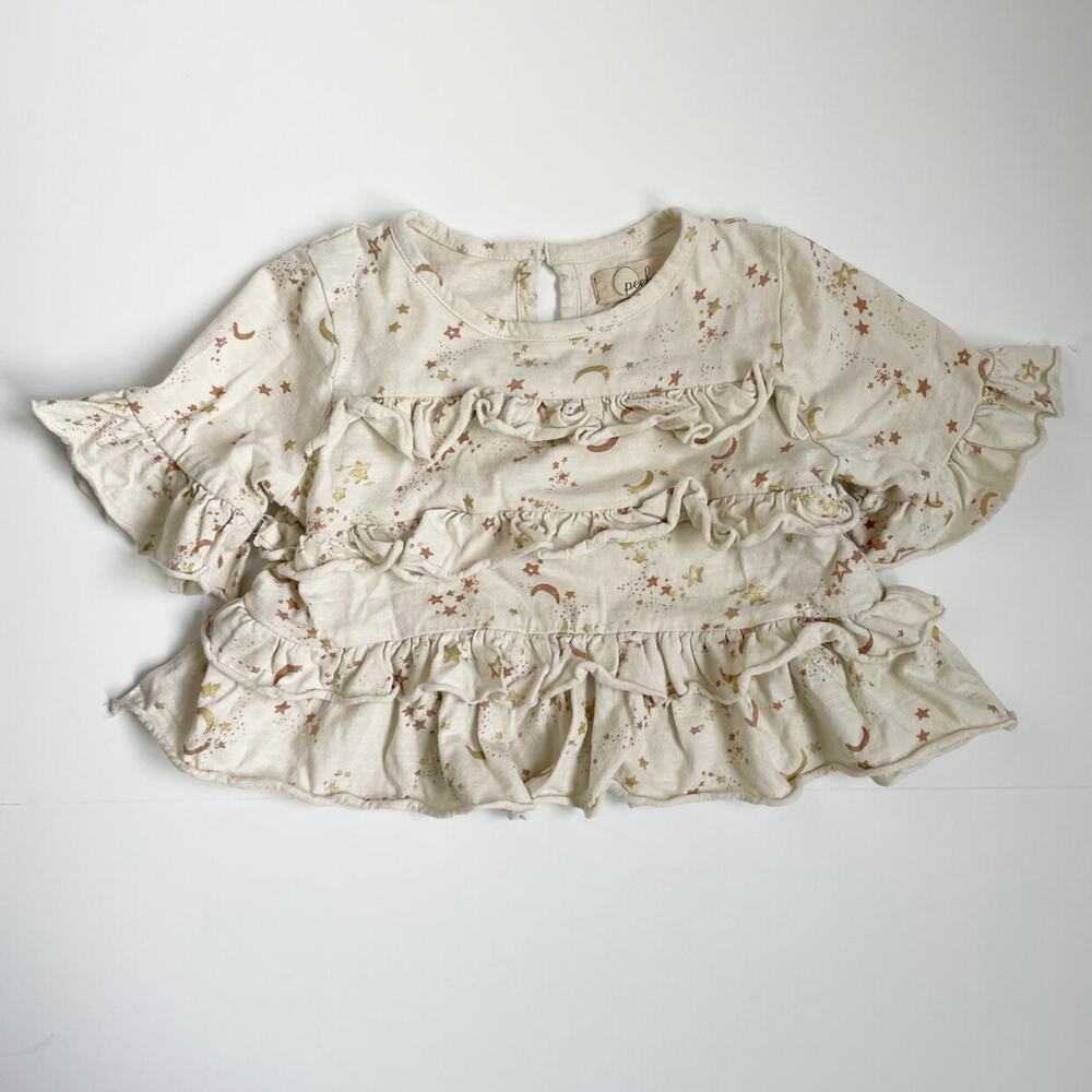 Peek Ruffled Moon And Star Top